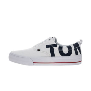 Tommy Jeans pánské bílé tenisky Logo - 46 (100)